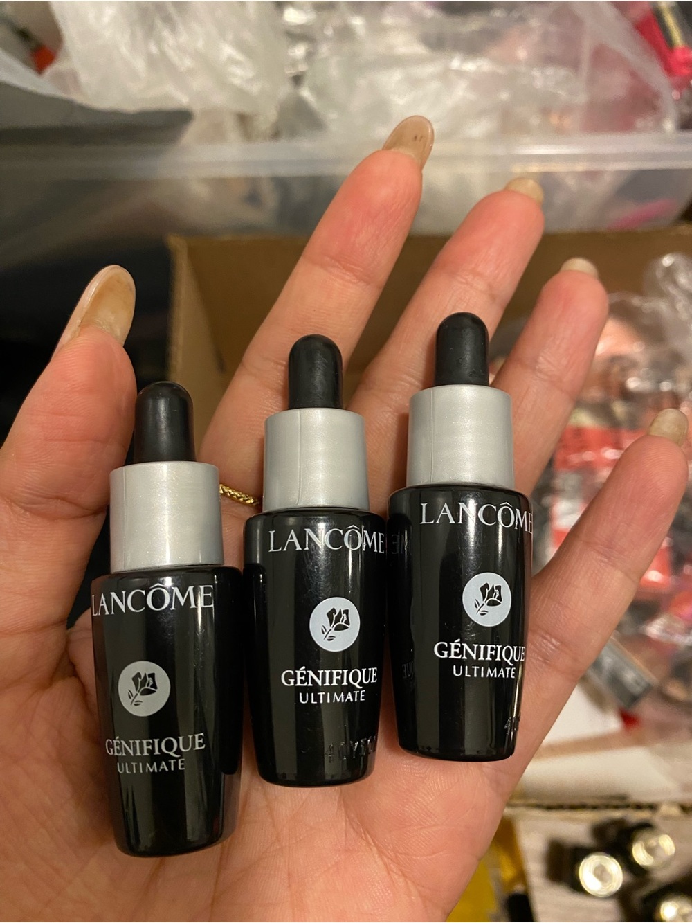 Lancome Génifique Ultimate Serum - Black and Silver Accents